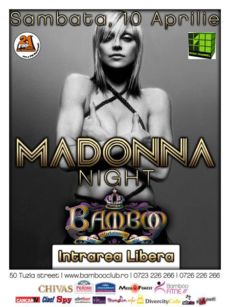 Madonna Night în Club Bamboo din Bucureşti