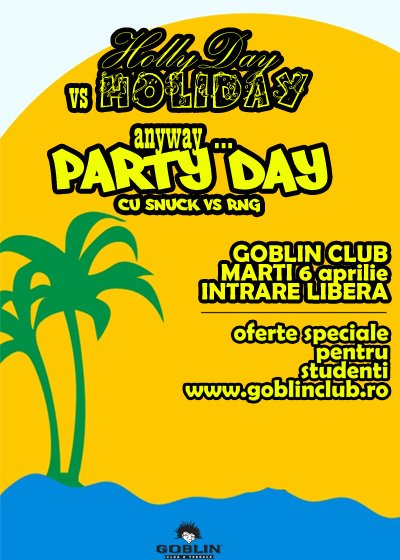 Holly Day vs Holiday în Club Goblin din Bucureşti