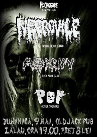 Concert Necrovile, Pov & Horrify în Old Jack Pub din Zalău
