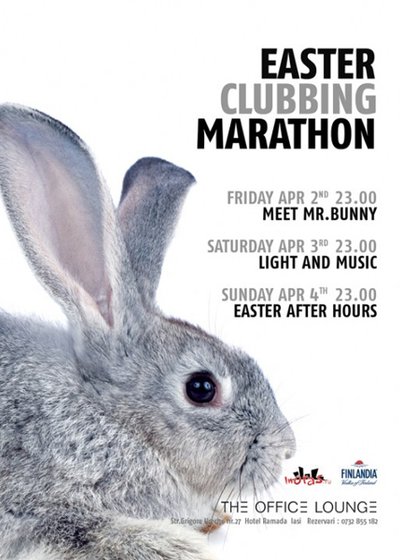Easter Clubbing Marathon la The Office Lounge din Iaşi