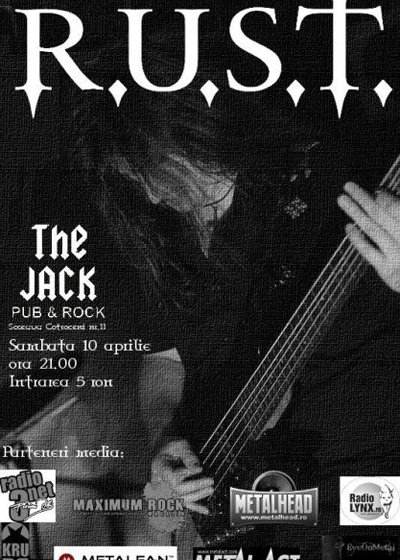 Concert R.U.S.T. în The Jack Pub din Bucureşti