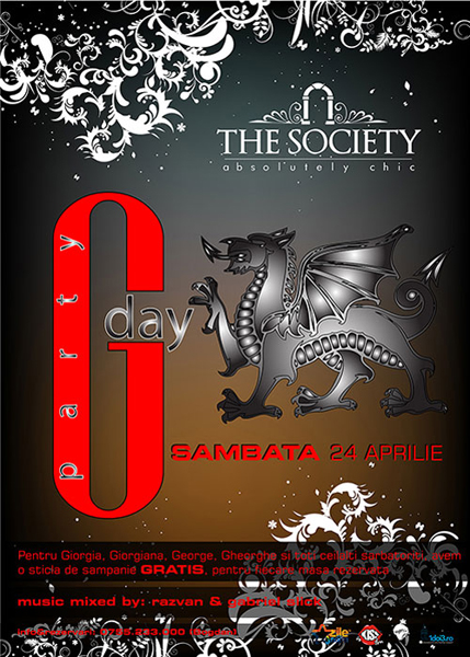 G Day Party la The Society Club din Piatra Neamţ