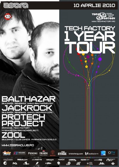 Tech Factory 1 Year Tour în Zebra Club din Bacău