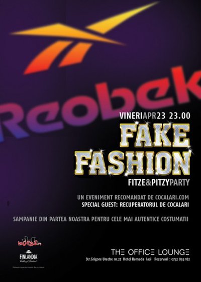 Fake Fashion Party la The Office Lounge din Iaşi