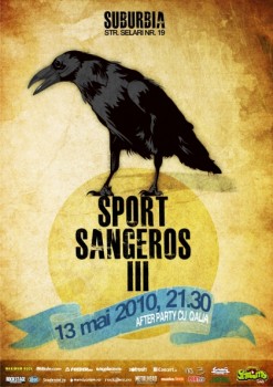 Concert Sport Sangeros III în Club Suburbia din Bucureşti