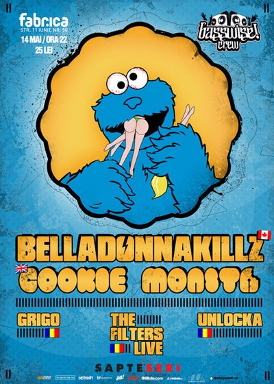 Belladonnakillz & Cookie Monsta în Club Fabrica din Bucureşti