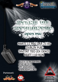 Stand-up Comedy Studenţie la Dublin Pub din Iaşi