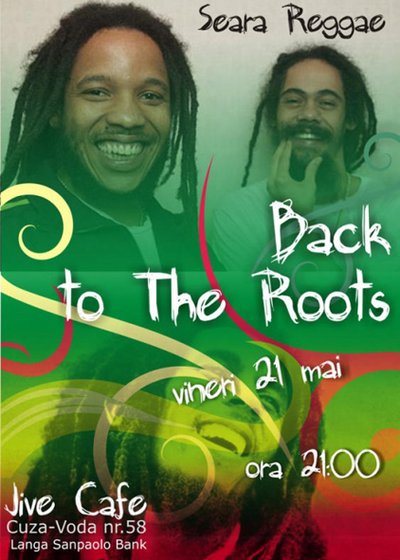 Back to the Roots la Jive Cafe din Iaşi