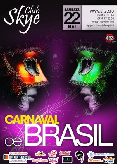 Carnaval de Brasil în Club Skye din Iaşi