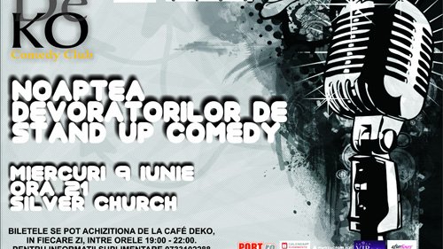 Noaptea devoratorilor de stand up comedy