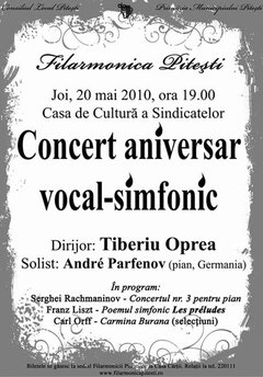 Concert Aniversar Vocal-Simfonic