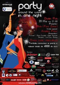 Party around the world in one night la Dublin Pub din Iaşi