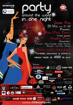 Party around the world in one night