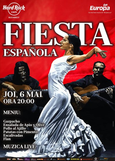 Fiesta Espanola la Hard Rock Cafe din Bucureşti
