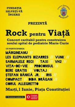 Concert Caritabil în Piaţa Constituţiei din Bucureşti
