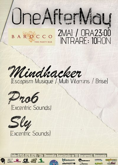 OneAfterMay la Barocco Bar din Bucureşti