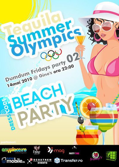 Tequila Summer Olympics Beach Party la Gino’s din Bucureşti
