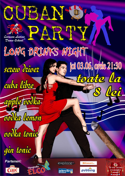 Cuban Party la Scena Cafe din Galaţi