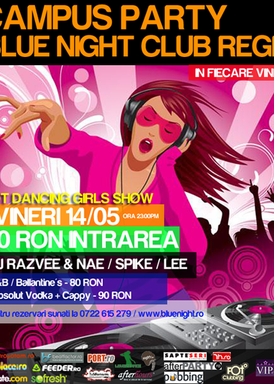 Campus Party la Blue Night Club din Bucureşti