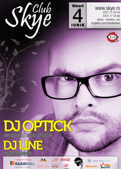 DJ Optick în Club Skye din Iaşi