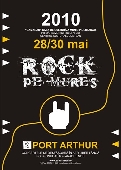 Rock pe Mureş la Port Artur din Arad