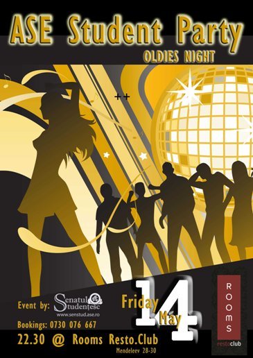 ASE Student Party în Club The Rooms din Bucureşti