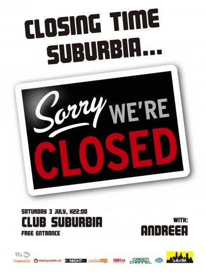 Closing Time Suburbia
