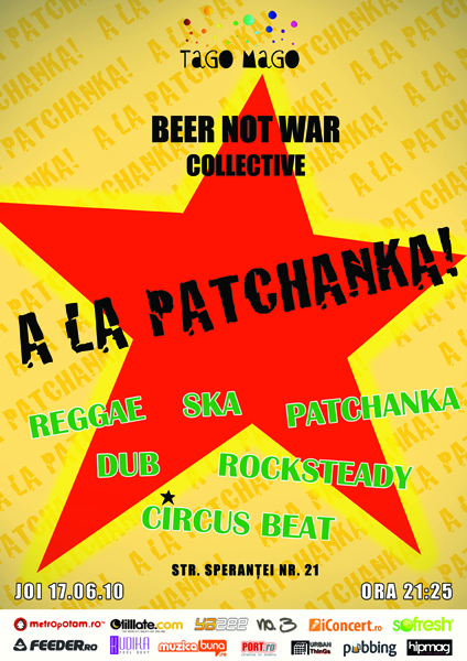 A La Patchanka la Club Tago Mago din Bucureşti