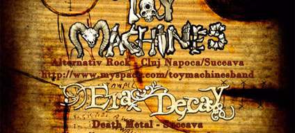 Toy Machines, Era Decay, The Kryptonite Sparks, Scum & Aura Neagra
