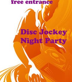 Disc jokey night party