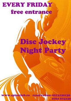 Disc jokey night party în Club Spice din Bucureşti