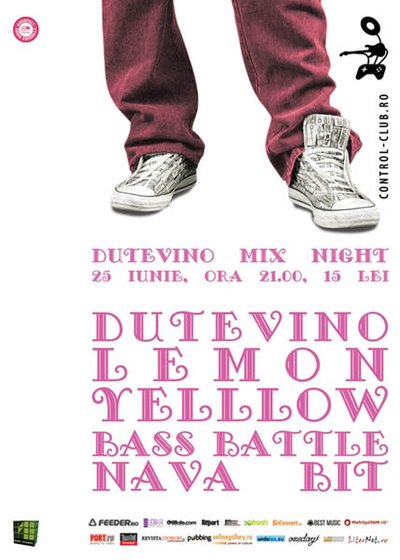 Dutevino Mix Night în Club Control din Bucureşti
