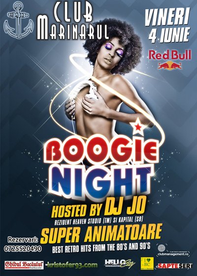 Boogie Night în Club Marinarul din Bacău