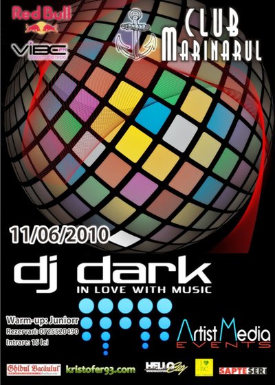 DJ Dark în Club Marinarul din Bacău