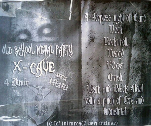 Old School Metal Party în Club X-Cave din Galaţi