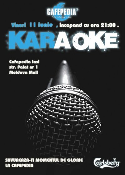 Karaoke la Cafepedia din Iaşi