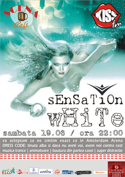 Sensation White la Scena Cafe din Galaţi