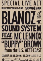 Concert Blanoz feat. MC Lennox „Buppy” Brown la Booha Bar din Cluj-Napoca