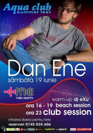 Dan Ene la Aqua Club din Focşani