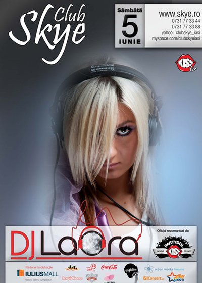 DJ LaOra în Club Skye din Iaşi