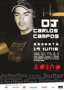 DJ Carlos Campos la Kasho Club din Braşov