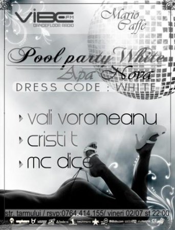 Pool party white
