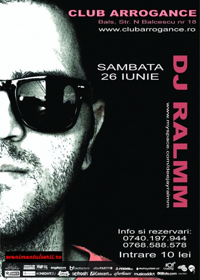 DJ Ralmm în Club Arrogance din Bals