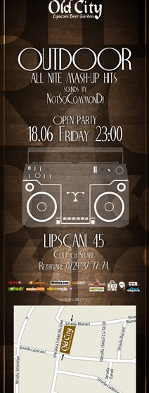 All Nite Mash-Up Hits la Old City din Bucureşti