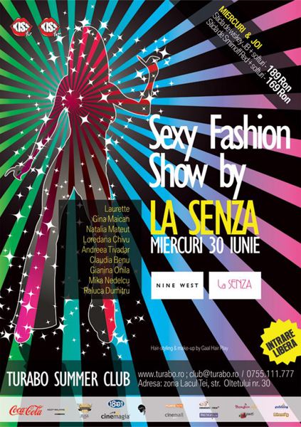 Sexy Fashion Show by La Senza la Turabo Summer Club din Bucureşti