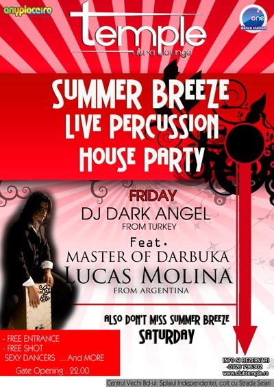 Summer Breeze Live Percussion House Party