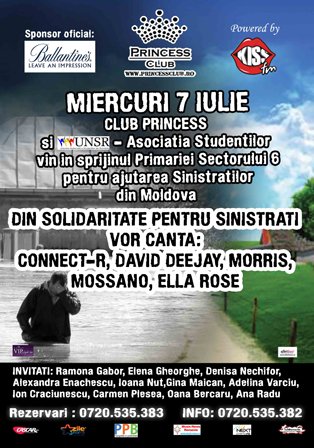 Din solidaritate pentru sinistraţi