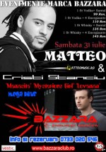 Concert Matteo şi Cristi Stanciu la Bazzara Club din Arad