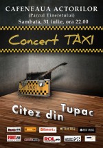 Concert Taxi la Cafeneaua Actorilor din Bucureşti