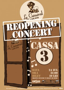 Reopening Concert la Ce? Pub din Cluj-Napoca